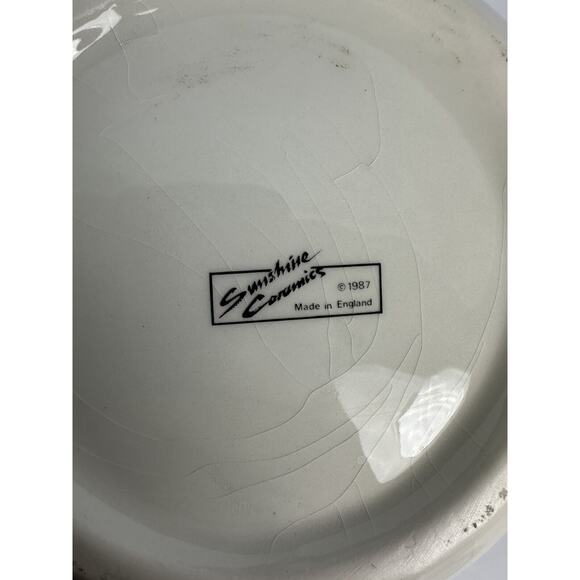 1987 England Sunshine Ceramics COTTAGE LOAF BREAD AND BUTTER TEAPOT with CRAZING - Picture 7 of 16